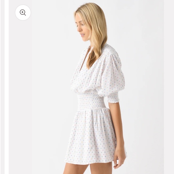 NEVER A WALLFLOWER Women's Smocked Waist Dress - Picture 4 of 7